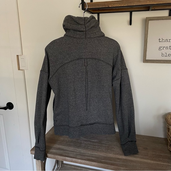 RARE Lululemon Hug It Out Zip-Up Fleece Scuba-Like Sweatshirt Jacket - Picture 4 of 11